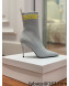 Balmain Knit Ankle Boots Grey/Yellow 2021 120414