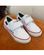 Gucci Tennis 1977 leather Sneakers with Velcro Strap White 2022