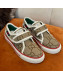 Gucci Tennis 1977 GG Canvas Sneakers with Velcro Strap 2022