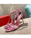 Christian Louboutin Neon High Heel Sandals 10cm Pink 2022 032839